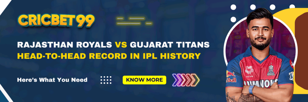 Rajasthan Royals vs Gujarat Titans