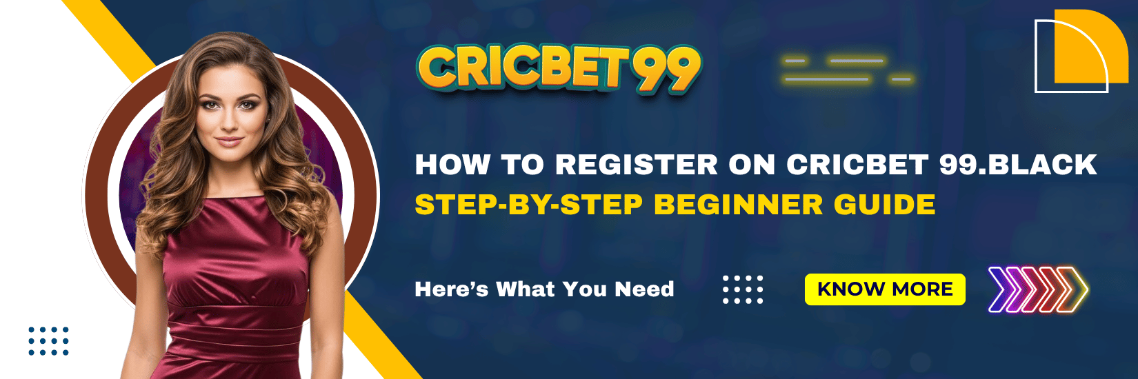 How to Register on Cricbet 99.black Step-by-Step Beginner Guide