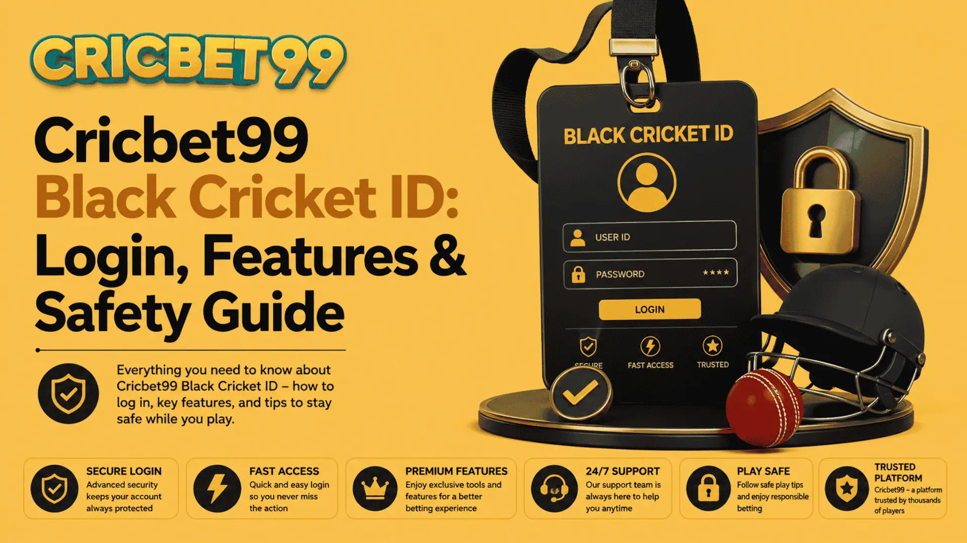 Cricbet99 Black Cricket ID Login, Features & Safety Guide