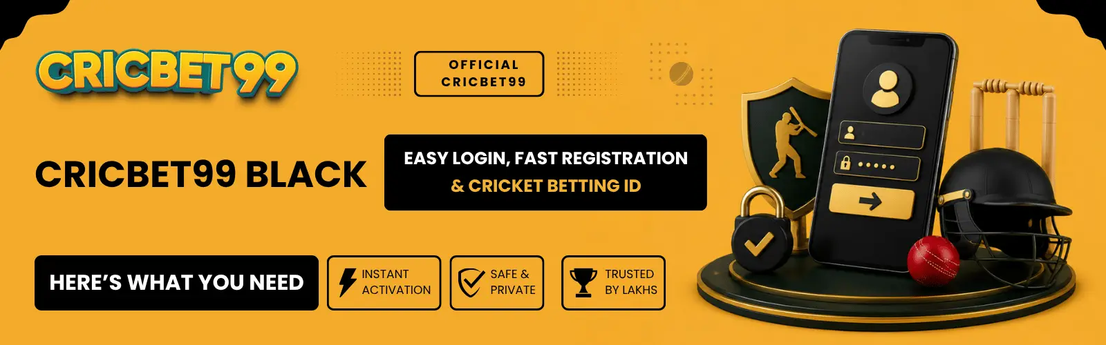 Cricbet99 Black – Easy Login, Fast Registration & Cricket Betting ID