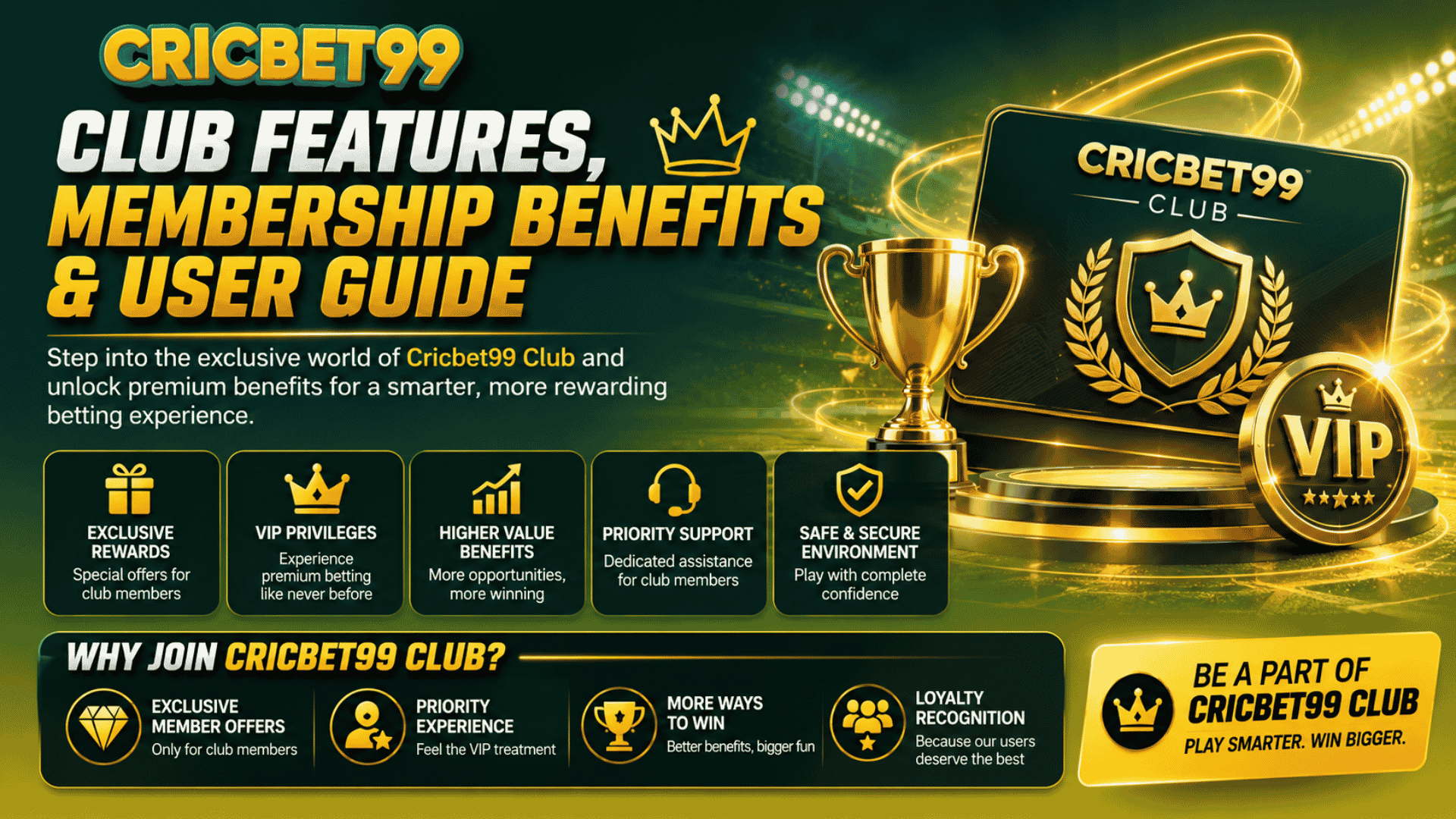 Cricbet99 Club Features, Membership Benefits & User Guide