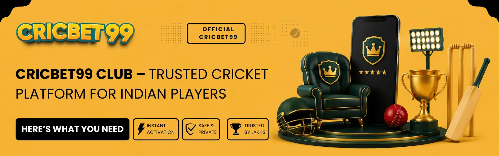 Cricbet99 Club – Trusted Cricket Platform for Indian Players