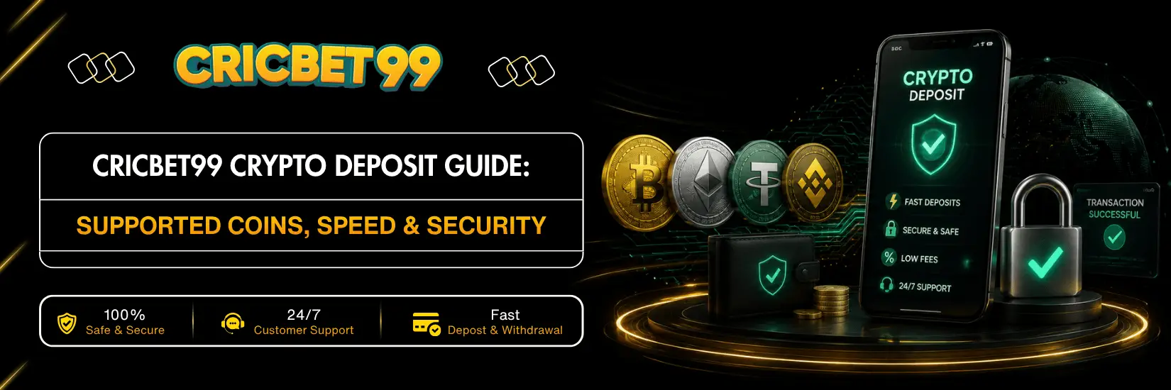 Cricbet99 Crypto Deposit Guide Supported Coins, Speed & Security