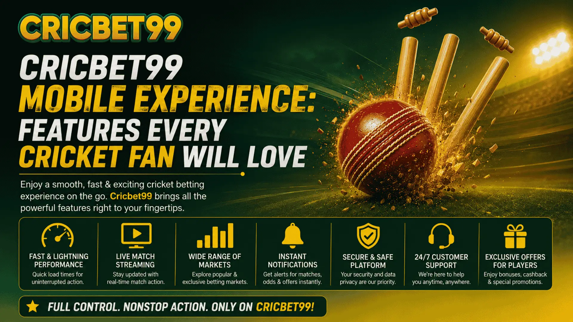 Cricbet99 Mobile Experience Features Every Cricket Fan Will Love