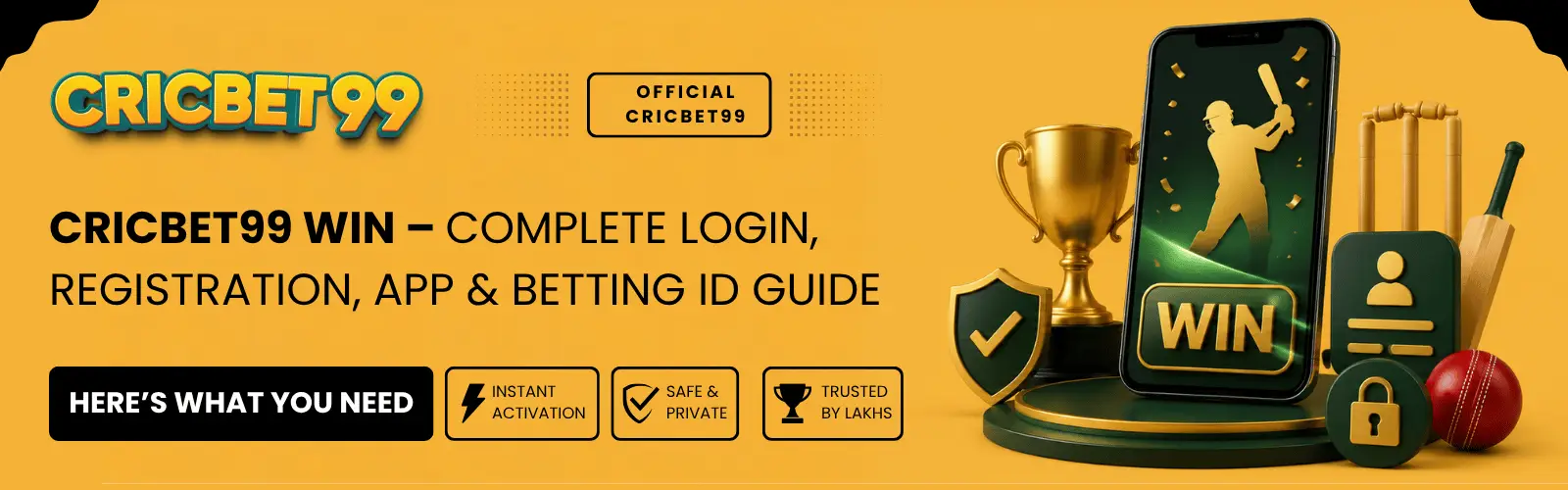 Cricbet99 Win – Complete Login, Registration, App & Betting ID Guide