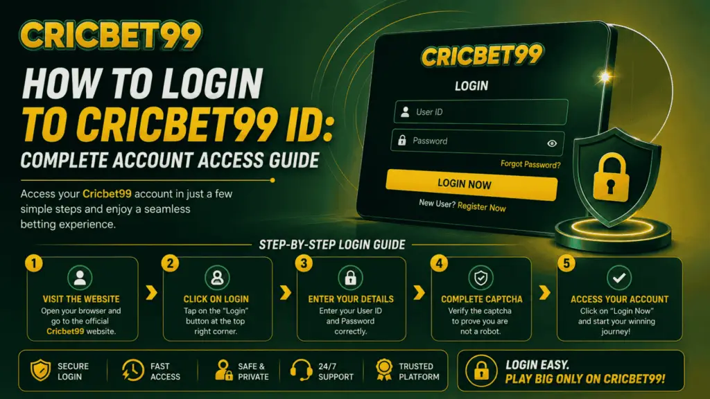 How to Login to Cricbet99 ID Complete Account Access Guide