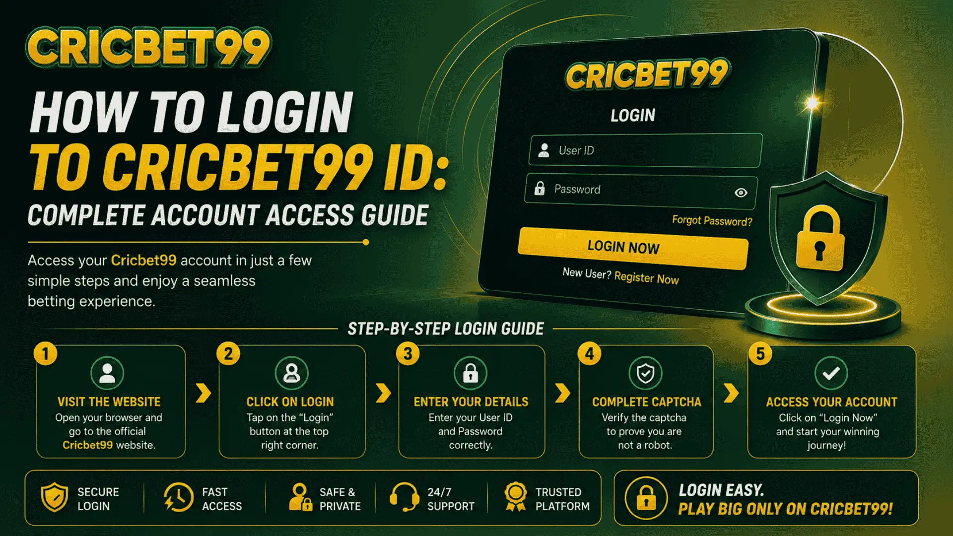 How to Login to Cricbet99 ID Complete Account Access Guide