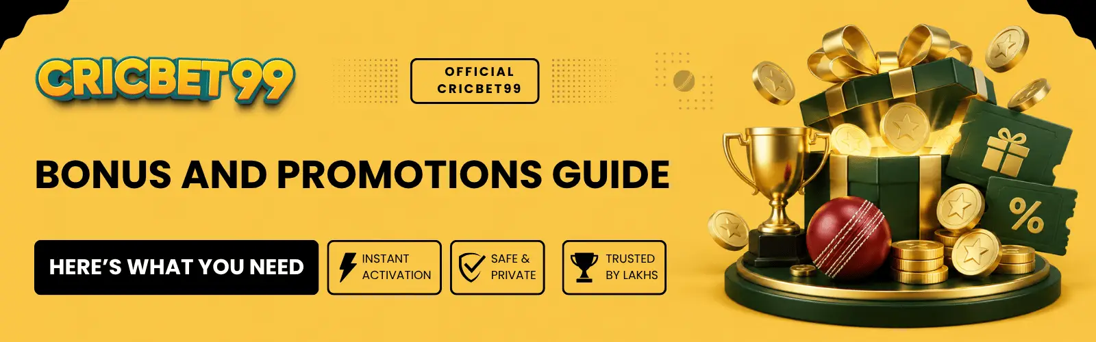 Cricbet99 Bonus and Promotions Guide