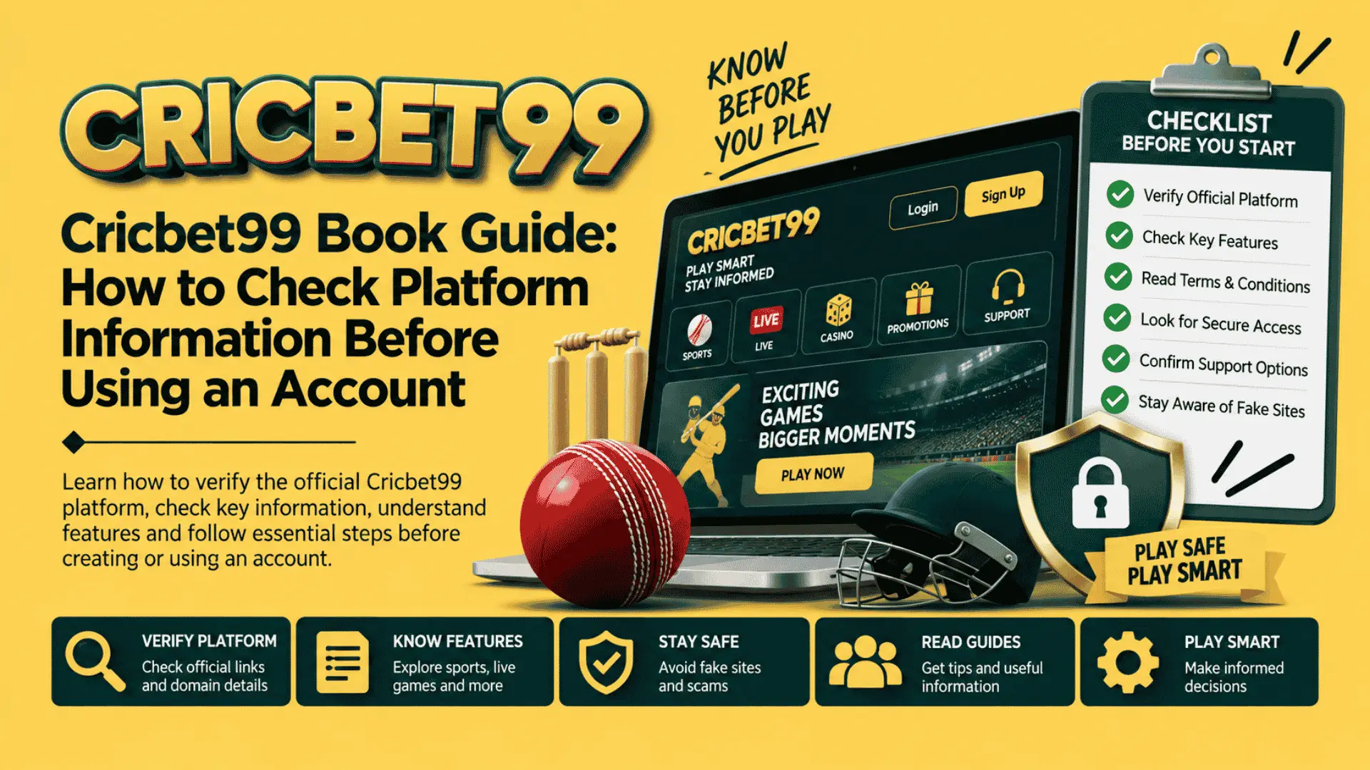 Cricbet99 Book Guide How to Check Platform Information Before Using an Account