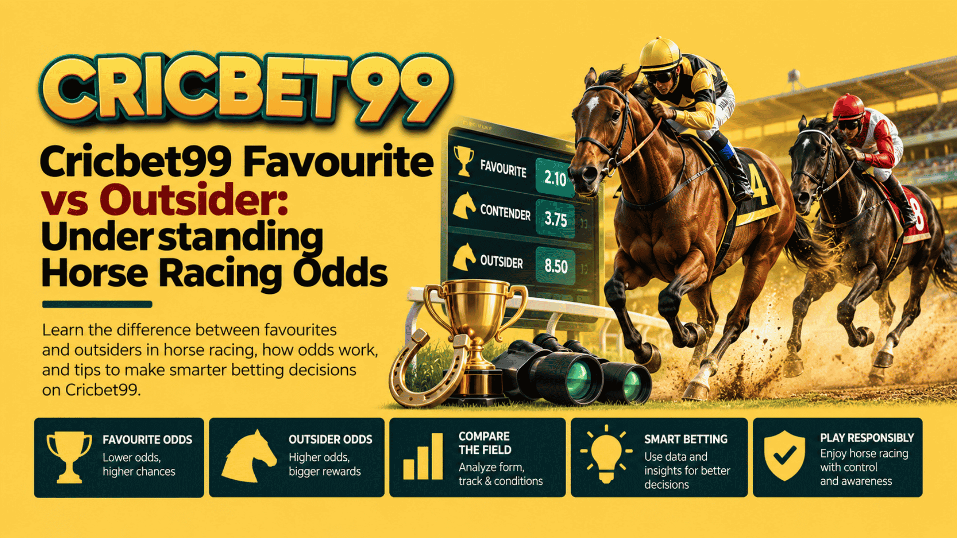 Cricbet99 Favourite vs Outsider Understanding Horse Racing Odds