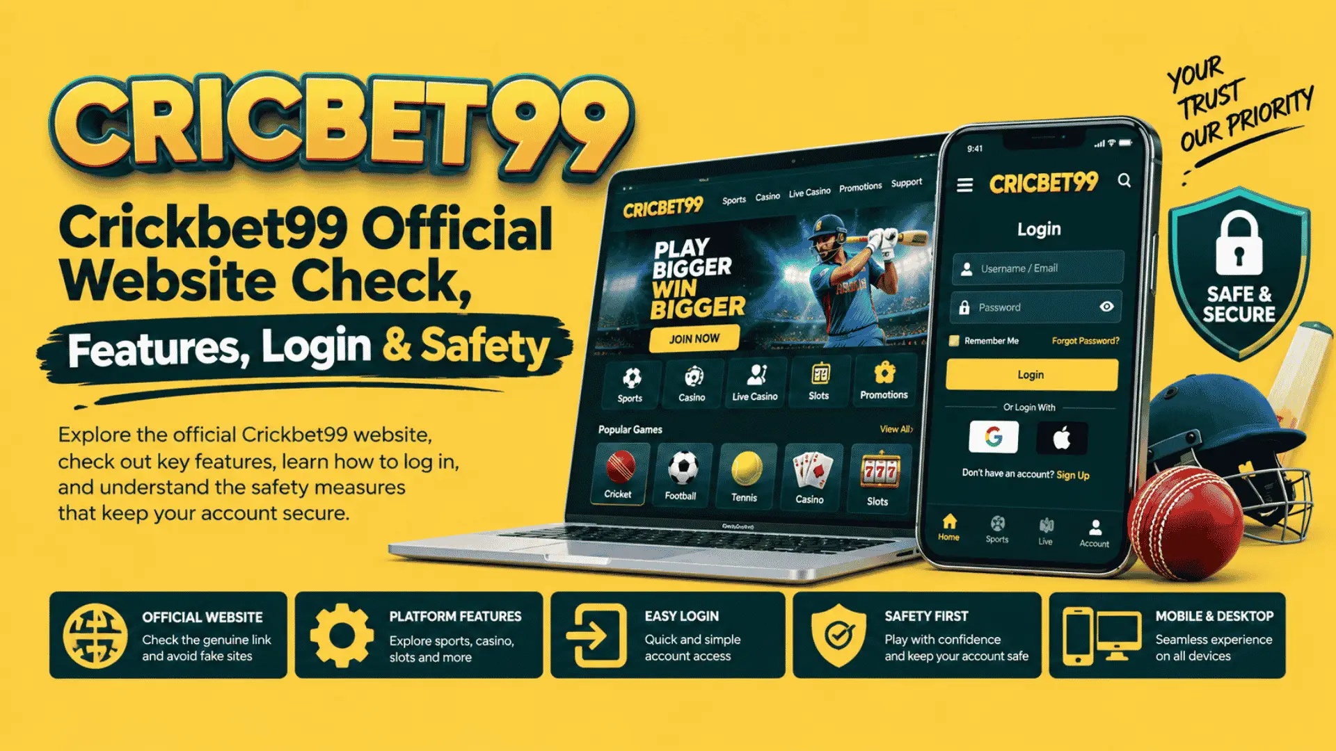 Crickbet99 Official Website Check, Features, Login & Safety