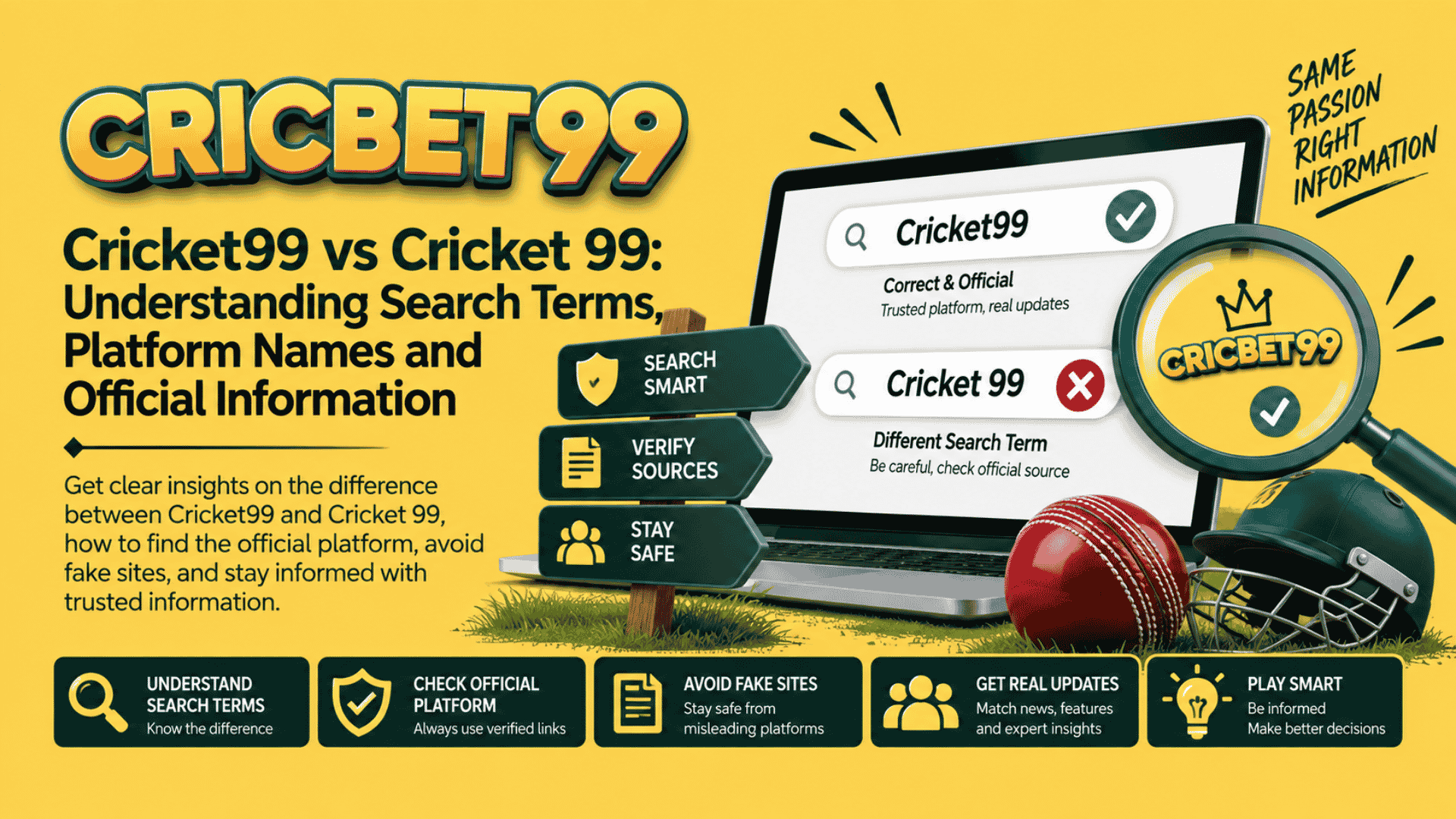 Cricket99 vs Cricket 99 Understanding Search Terms, Platform Names and Official Information