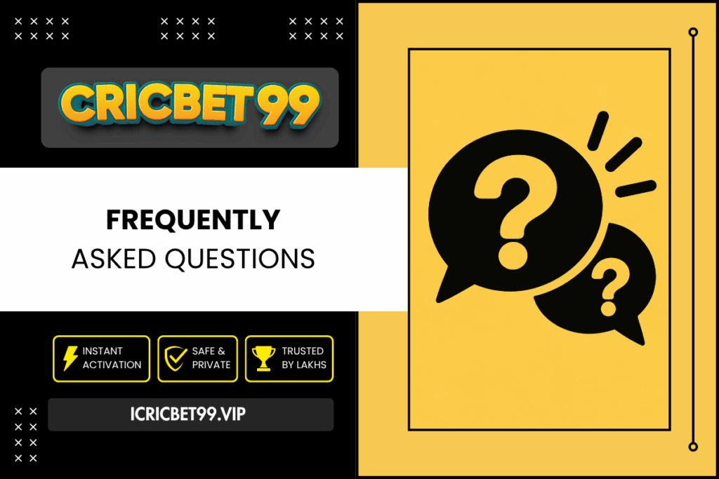 Frequently Asked Questions -Cricbet99 Bonus and Promotions