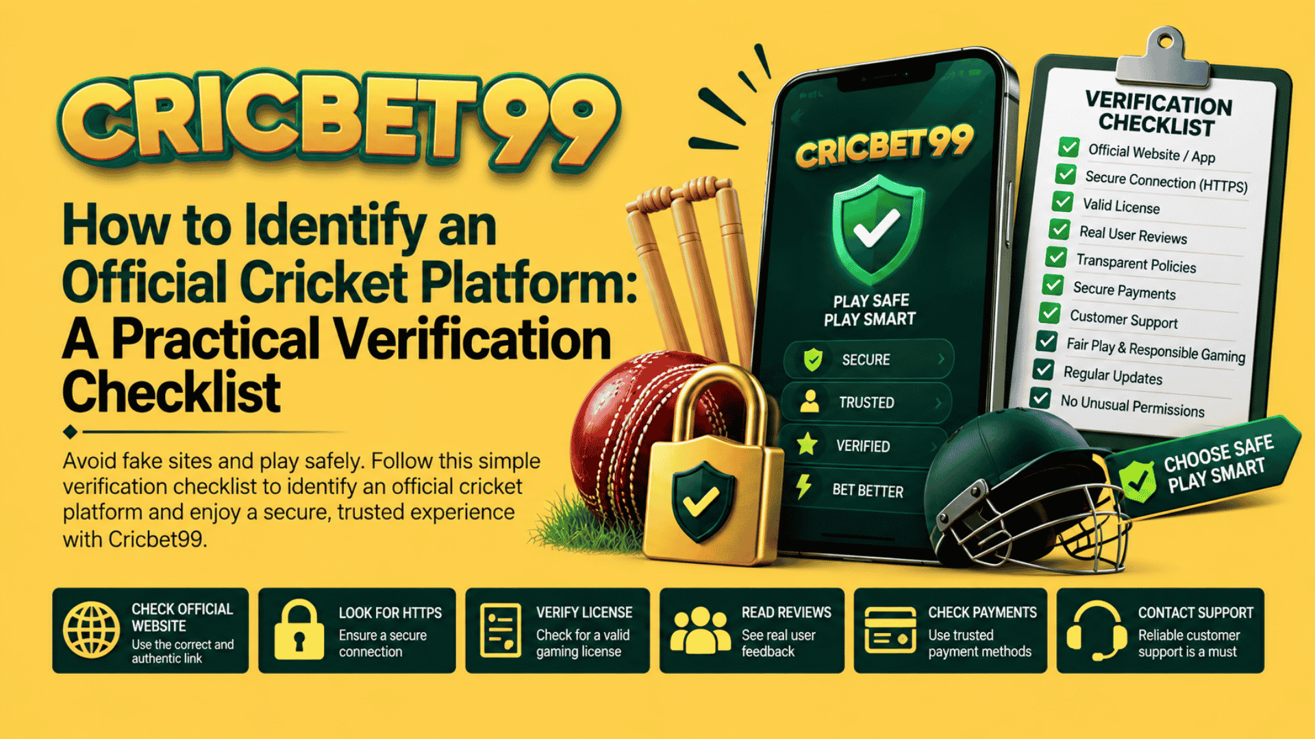 How to Identify an Official Cricket Platform A Practical Verification Checklist