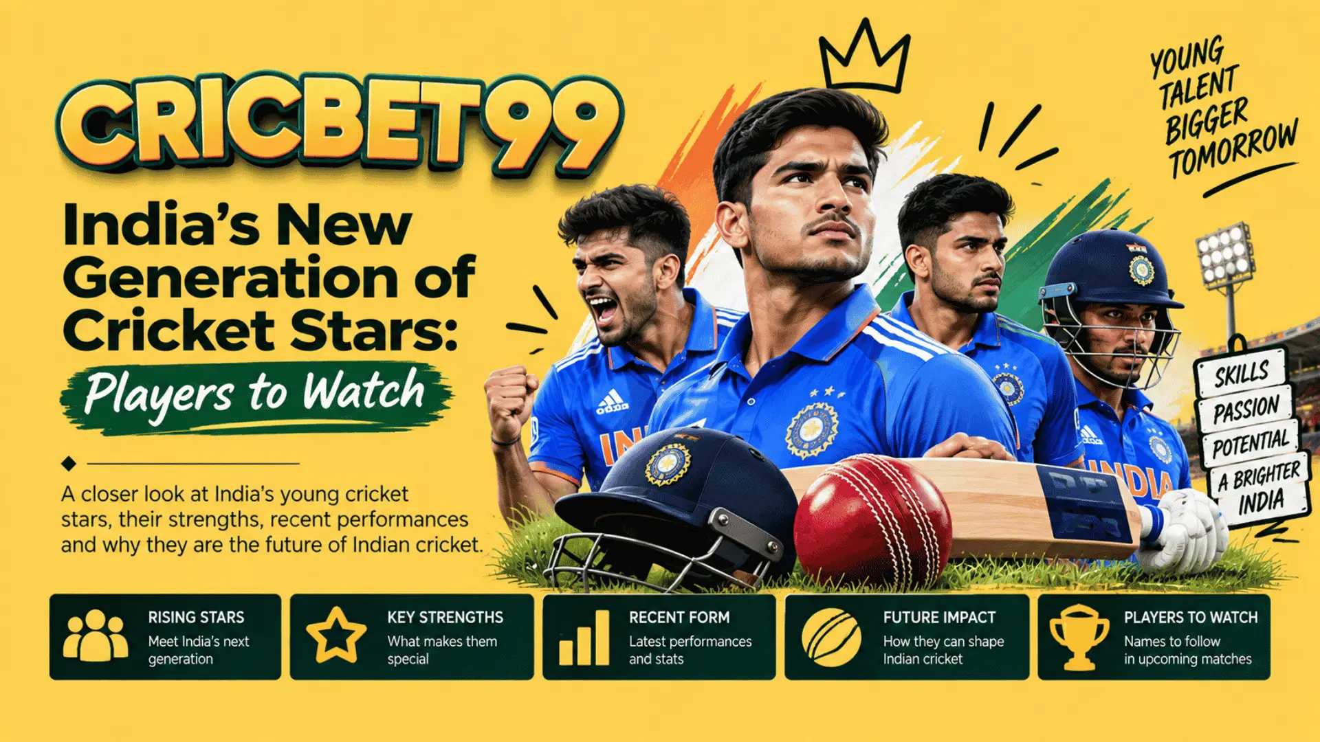 India’s New Generation of Cricket Stars Players to Watch