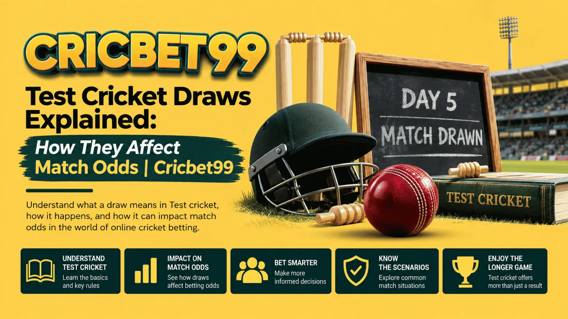 Test Cricket Draws Explained How They Affect Match Odds Cricbet99