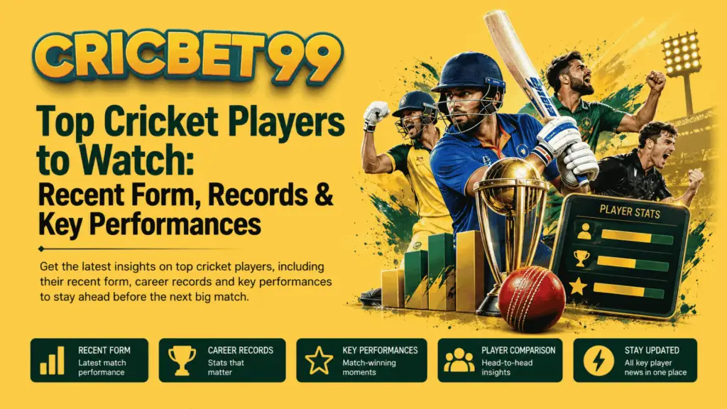 Top Cricket Players to Watch Recent Form, Records & Key Performances