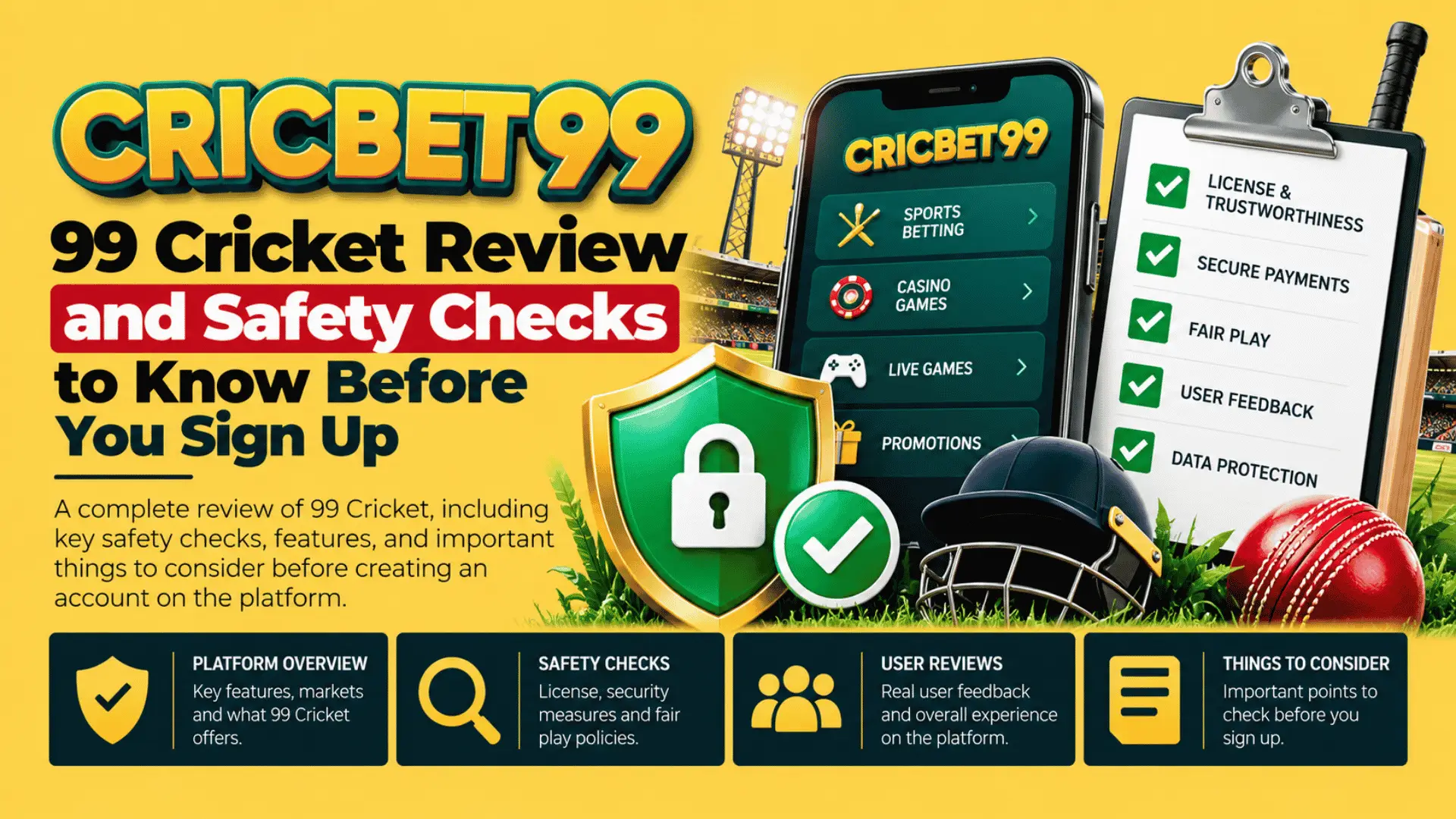99 Cricket Review and Safety Checks to Know Before You Sign Up