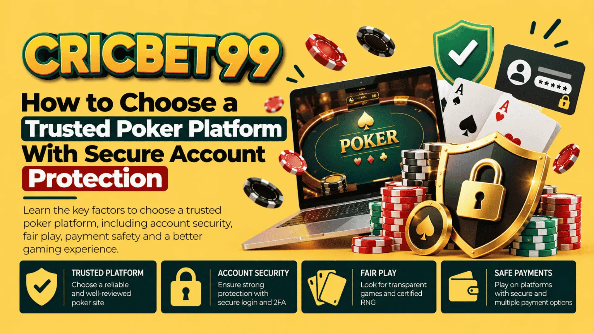 How to Choose a Trusted Poker Platform With Secure Account Protection