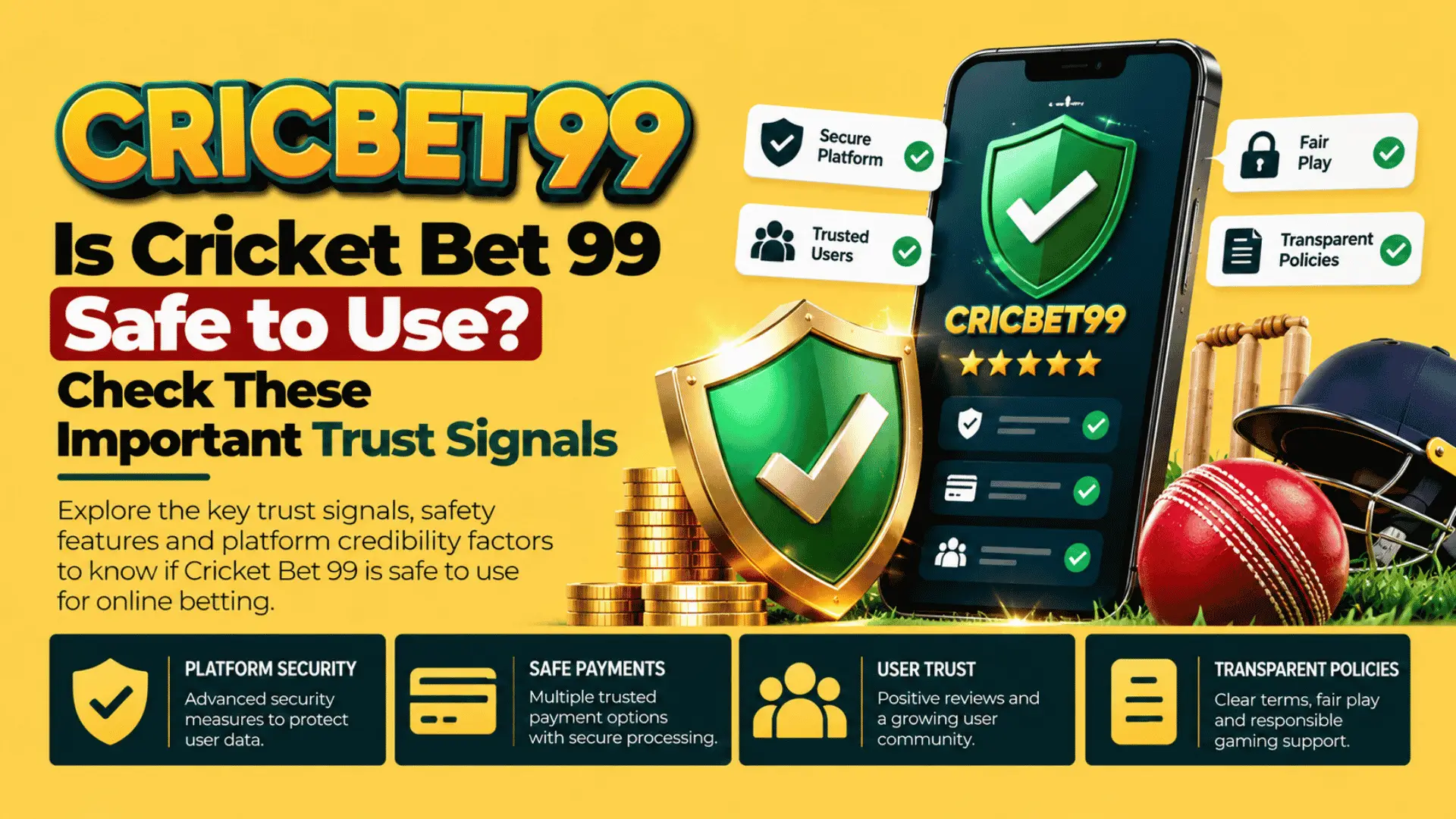 Is Cricket Bet 99 Safe to Use Check These Important Trust Signals