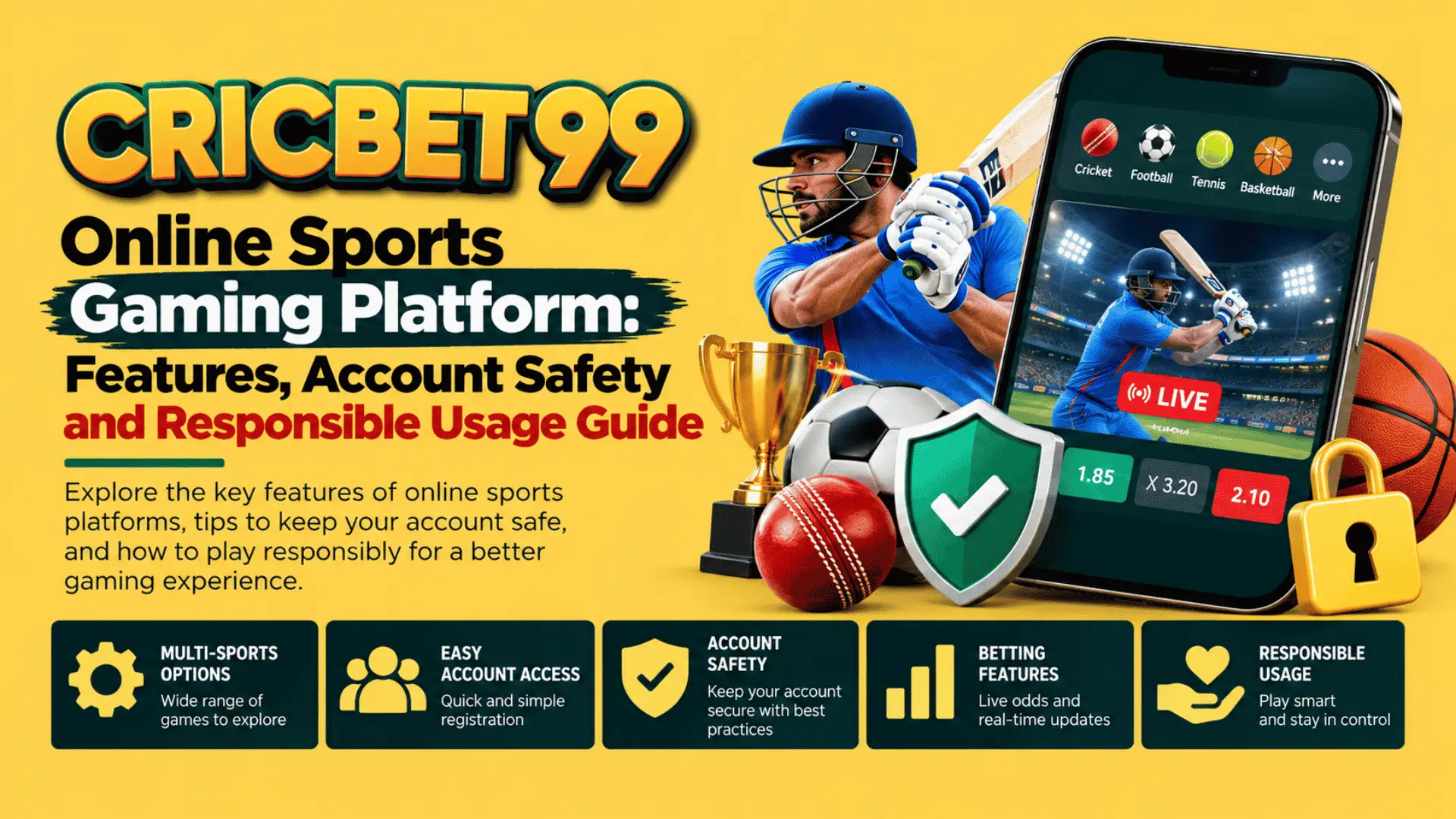 Online Sports Gaming Platform Features, Account Safety and Responsible Usage Guide