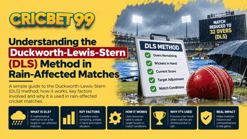 Understanding the Duckworth-Lewis-Stern (DLS) Method in Rain-Affected Matches